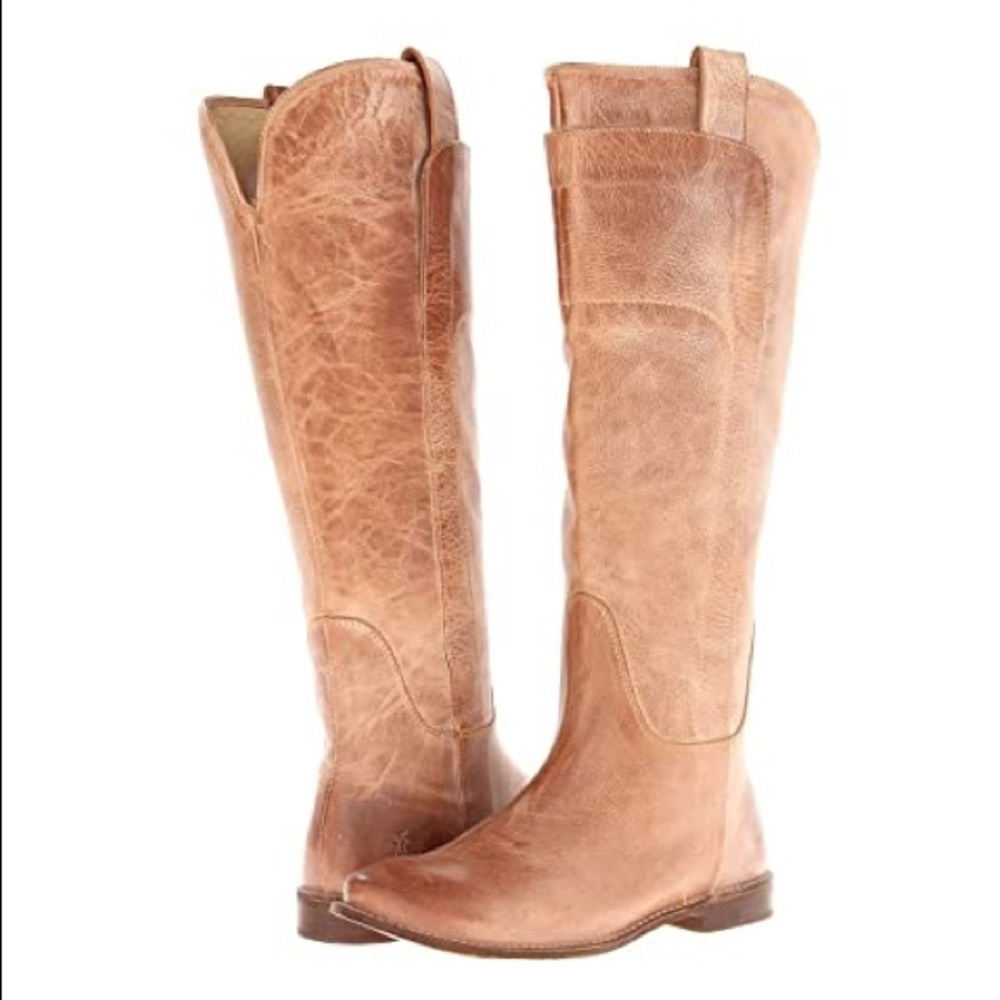 Frye Leather Paige Riding Boots